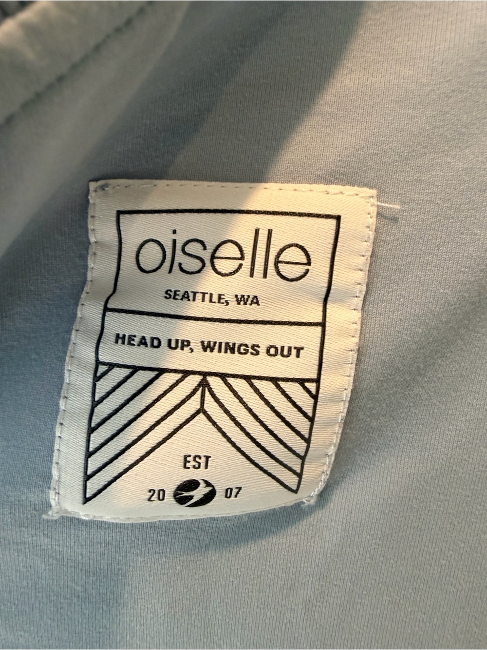 Oiselle Women’s 4 Blue Quarter Zip Running Pullover Thumbholes NEW - Picture 2 of 11